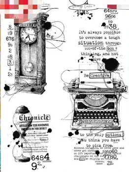 

background Clear Silicone Stamp / seal for DIY Scrapbooking / Album Decorative Clear Stamp Sheets A325