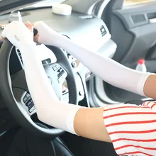 Южная Корея летняя солнцестойкая ледяная манжета спортивная езда вискоза ледяная рука рукав позволяет тонкий ощущение холода рукава