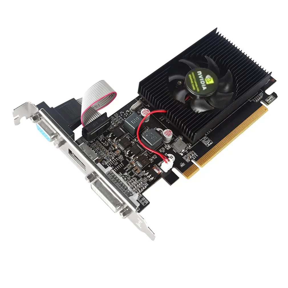 Видеокарта NVIDIA GT210 1 ГБ 64 бит 512 Мбит DDR2 | Компьютеры и офис