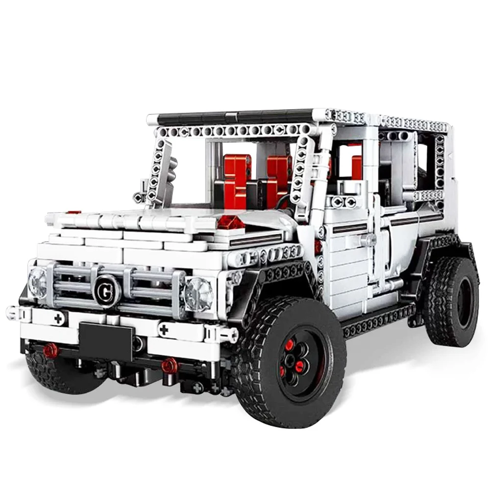 13069 Technic серия супер гоночный автомобиль MOC 2425 G500 модель строительные блоки кирпичи мальчик автомобили рождественские подарки игрушки для детей