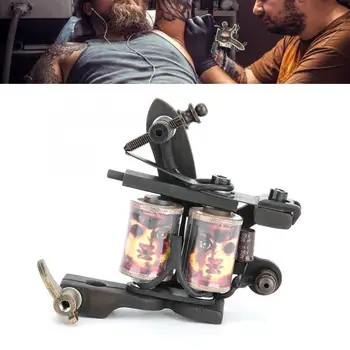 

Tattoo Machine Pure Copper Manual Tattoo Gun Shader Liner Wrap Coils Machine Tattoo Tool Supplies Permanent Make Up Machine