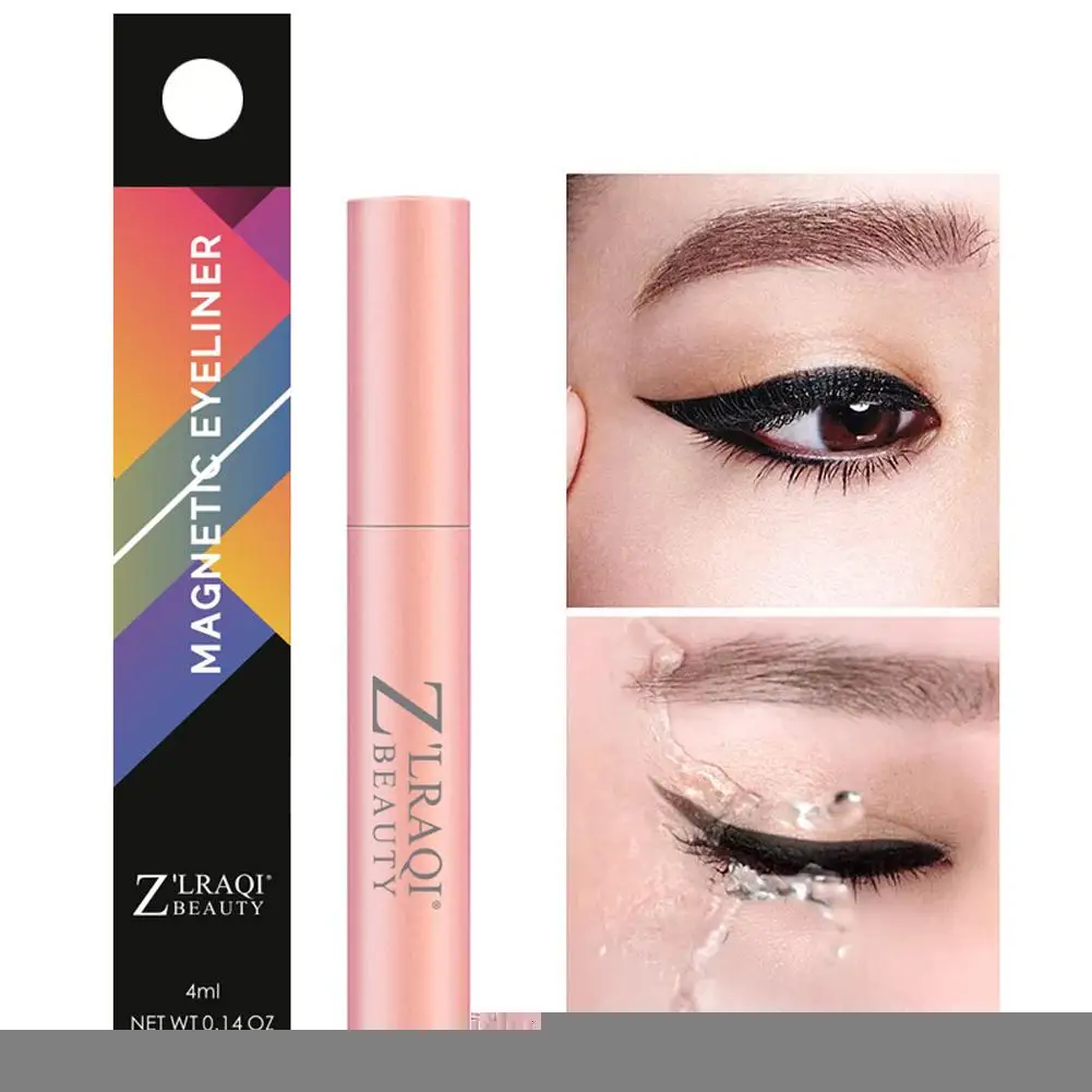 Waterproof Magnetic Eyeliner For Magnets Eyelashes Quick Drying Sweat-proof Long-lasting Big Eyes Makeup Liquid Eyeliner Waterproof Magnetic Eyeliner For Magnets Eyelashes Quick Drying Sweat-proof Long-lasting Big Eyes Makeup Liquid Eyeliner