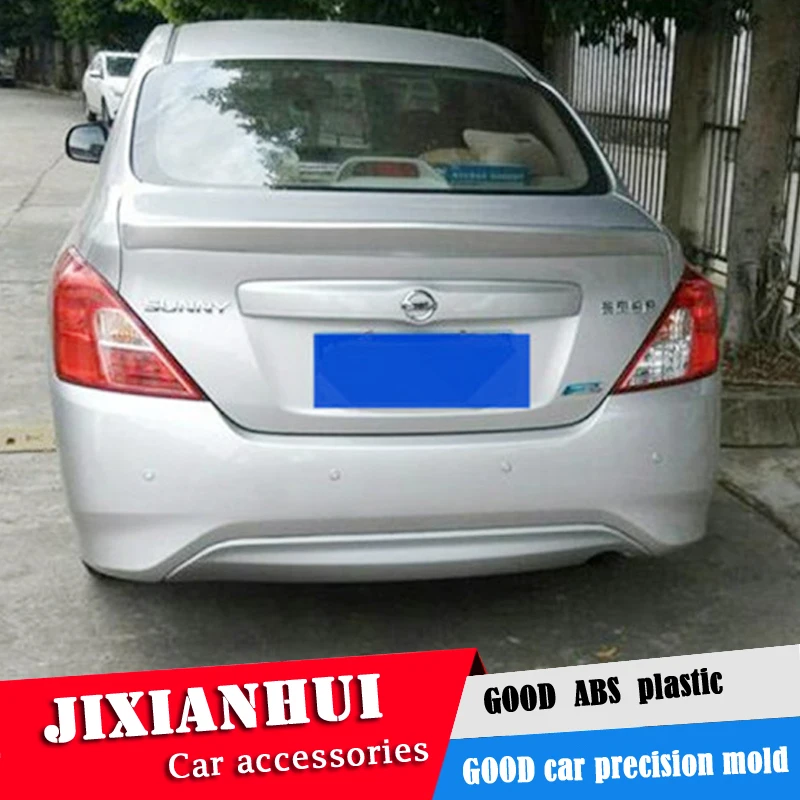 Спойлер для Versa 2011-2015 Nissan Sunny Sedan спойлер DFYK из АБС-пластика цвет заднего крыла