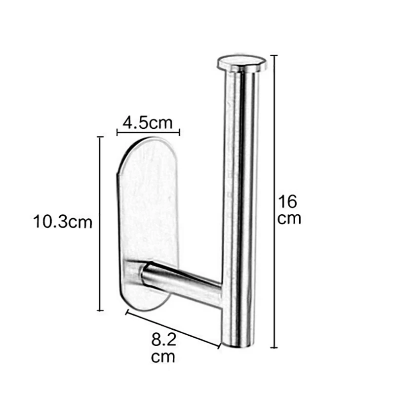 Рулон Скотча Держатель подставка 304 из нержавеющей стали держатель для туалетной бумаги для ванной кухни Бесплатные аксессуары для ванной комнаты