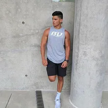 Muscle Brother, стиль, фитнес, спортивный, Повседневный, свободный, для бега, для тренировок, быстросохнущий, Европа и Америка, мужской жилет, поколение o