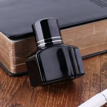 

25ml Bottled Glass Black Smooth Writing Fountain Pen Ink Refill School Student Stationery Office Supplies