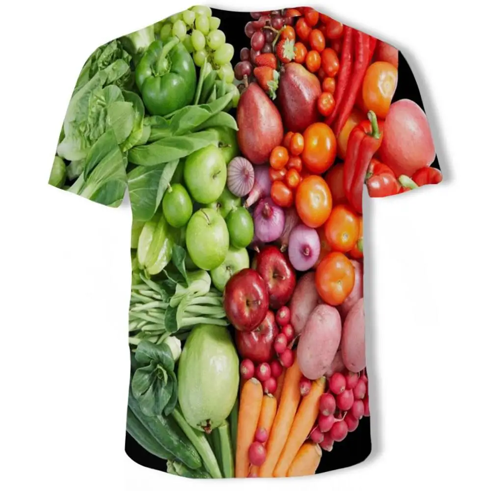 Мужская футболка с принтом банана модная 3D фруктов мужская одежда 2019|Футболки| |