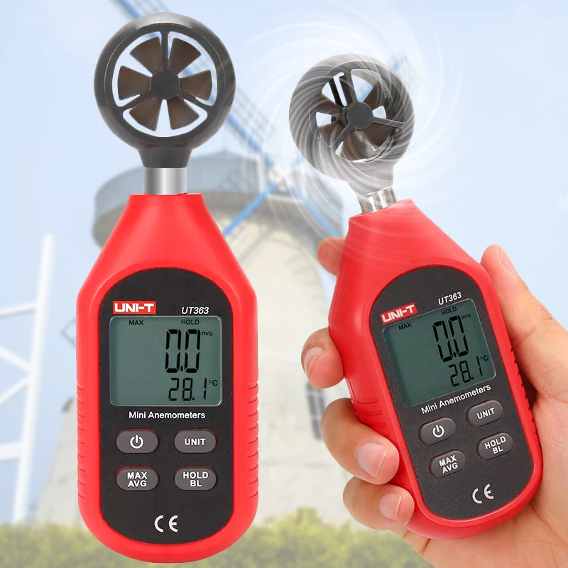 UNI T UT361/UT362/UT363/UT363BT/Ut 363 S Digitale Anemometer Wind Speed