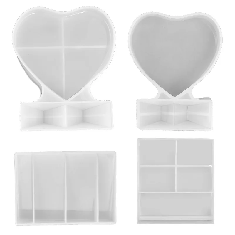 Multi-Size Silicone Mold for DIY Crystal Epoxy Resin Mirror and Jewelry Ornaments
