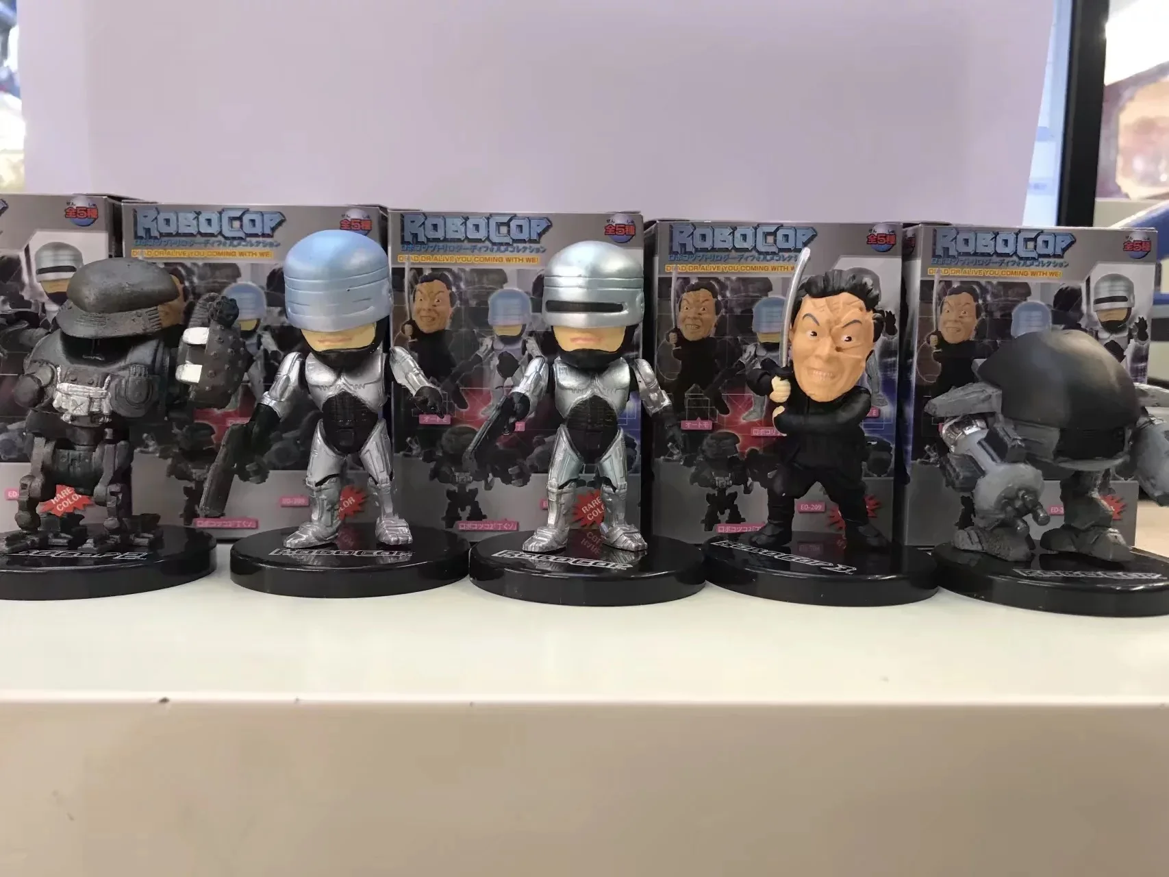 

Anime Movie Related Products Cute 5-Machinery Cops RoboCop ED-209 Doll Capsule Toy