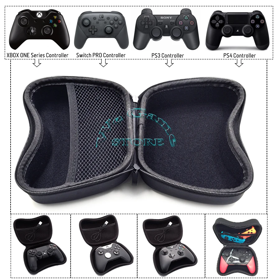 

PS4 Gamepad Case Nintend Switch PRO Controller Bag Protective Cover for XBOX ONE/Slim/X PS3 Joystick Storage BOX