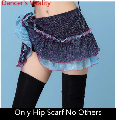 Only Skirt as Photo Костюм для танца живота бедра шарф новая сексуальная короткая складчатая юбка Восточная индийская одежда для занятий танцами соревнования тренировочная одежда - Цвет: Only Skirt as Photo