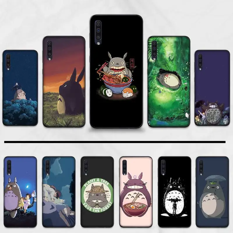 Тоторо мультфильм милый аниме Оригинальный чехол для Samsung Galaxy A 3 6 7 8 10 20 30 40 50 70 71 10S