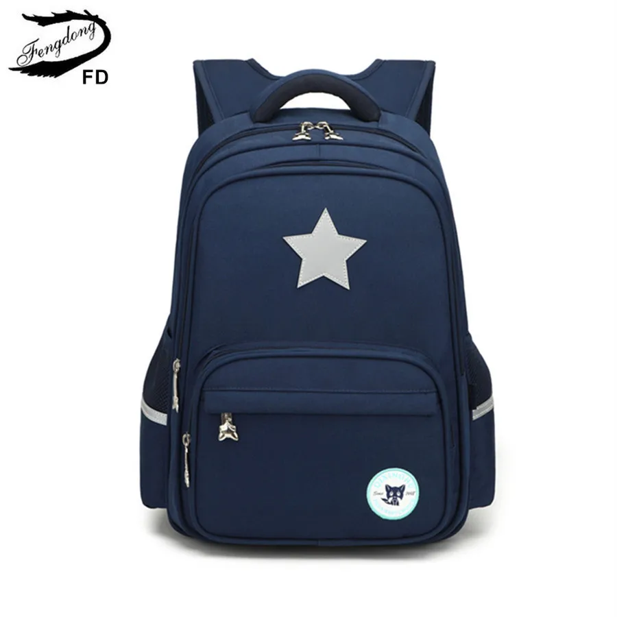 School-Bags Reflective-Strip-Backpack Backbag Children Primary Fengdong for Boys Student