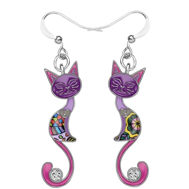 

Fashion Shiny Crystal Little Bird Stud Earrings Hot Sale Stainless Steel Cat Earrings For Women Girls Jewelry Accessories Gift
