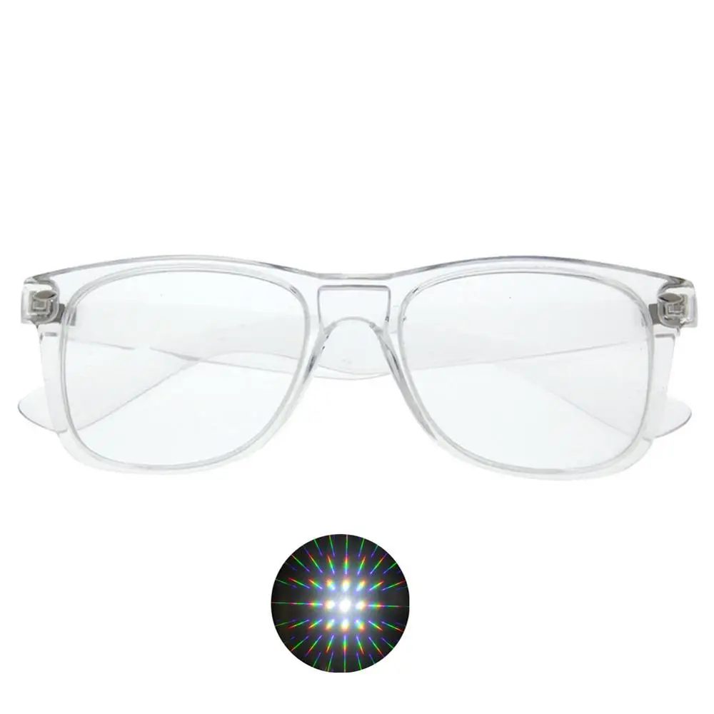 1 шт. HONY 3D конечная Дифракционная Glasses-3D Призма эффект EDM Радужный стиль Rave Frieworks Звездная буря очки для фестивалей