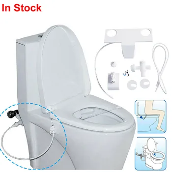 

Non Electric Bidet Attachment Bidet Toilet Seat Self-Cleaning Nozzle-Fresh Water Bidet Sprayer Mechanical Adjustable Water Spray
