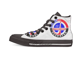 

Interkosmos (Интеркосмос) 1980 Logo Novelty Design Casual Canvas Shoes Custom shoes Drop Shipping