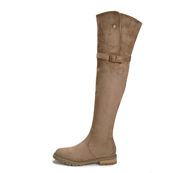 

Lamb hair Lambswool Warm Snow Boots Women Female Ladies over-the-Knee Knee High Thigh High