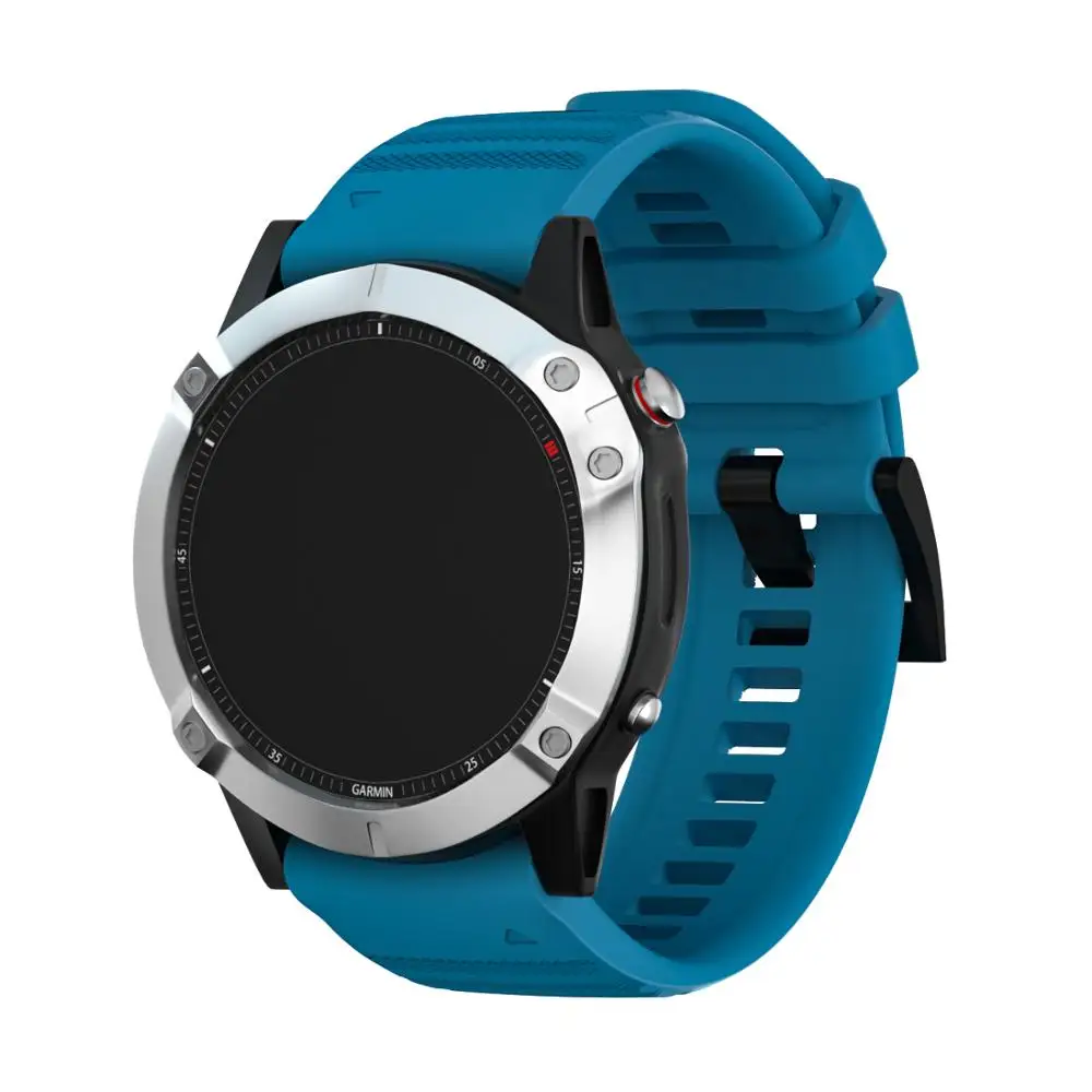 Силиконовый ремешок для часов Garmin Fenix 6/6Pro/5 Plus/Approach S60 Смарт-часы 22 мм быстросъемный ремешок для Forerunner 935 945
