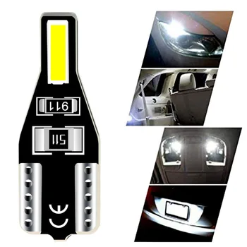 

T10 7020SMD LED Convenient Enduring Replace Car Accessories Error Free Wedge Car Map Dome Side Marker Light Bulbs