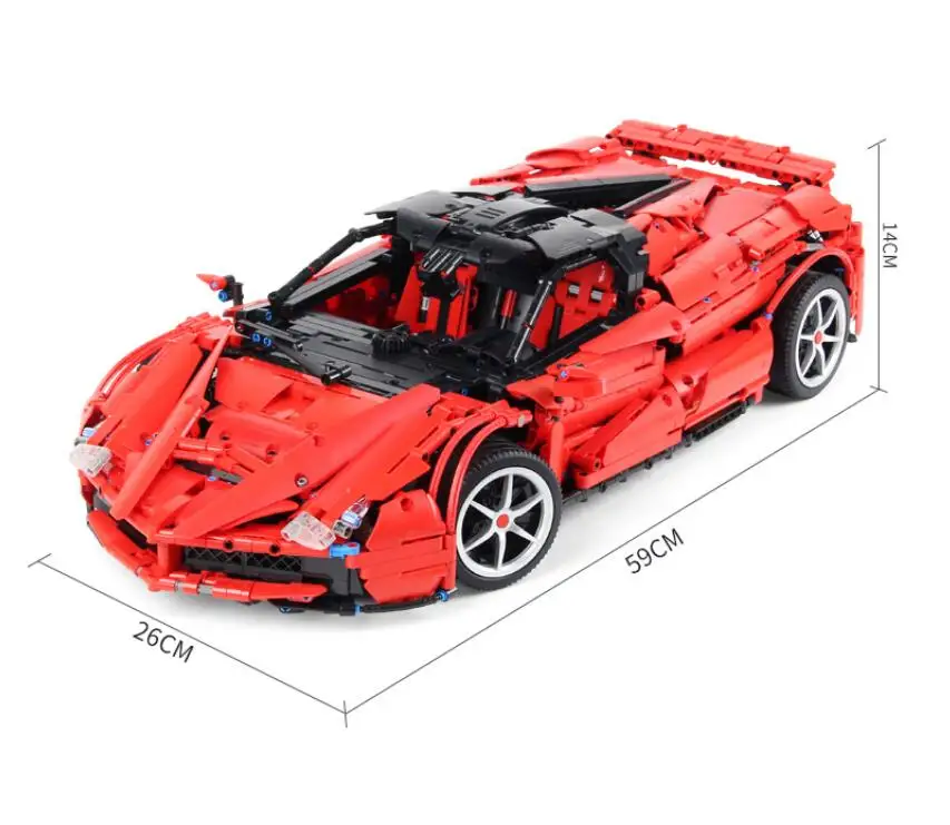 3260 шт Racer LaFerarried RC электрический супер автомобиль спортивный автомобиль набор подходят технологические строительные блоки кирпичи игрушки для детей подарок
