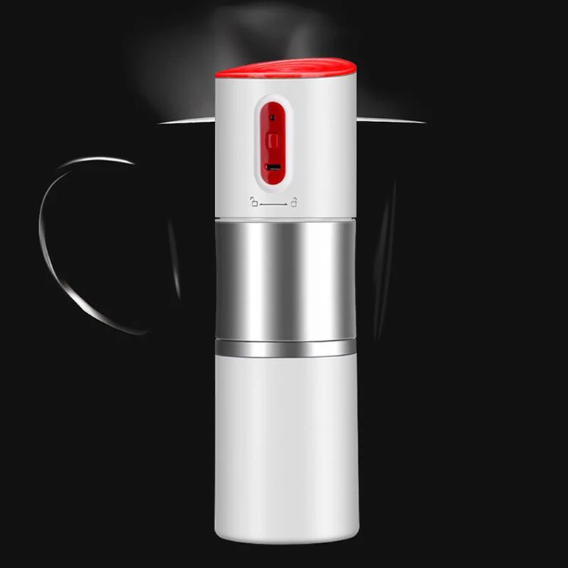  Filter Coffee MachinePortable Electric Coffee Machine USB Charging Coffee Grinder One-Button Operat