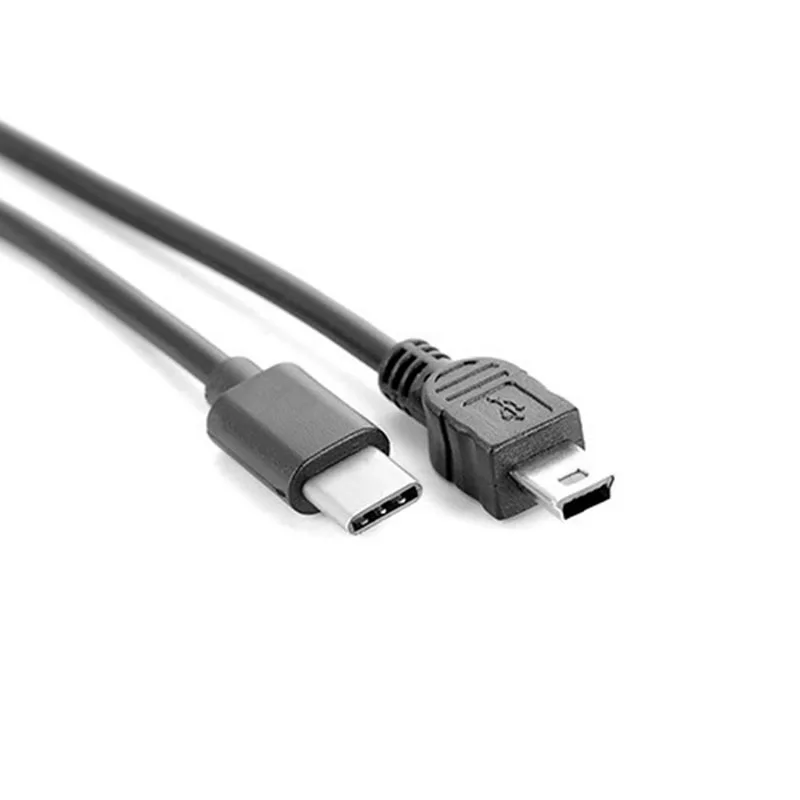 1 шт. usb тип-c к мини-usb кабель USB-C штекерным к мини-b штекерным конвертерным адаптером кабель для передачи данных 30 см