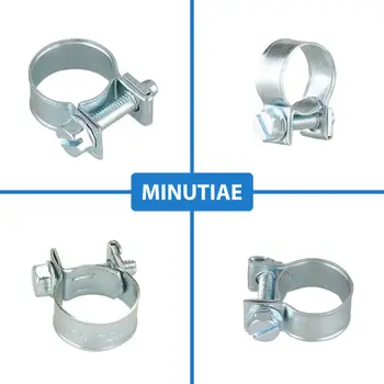 

Pipe Hose clamps Hose Clamps Clip Fasteners Metal Adjustable 1/4 3/8inch