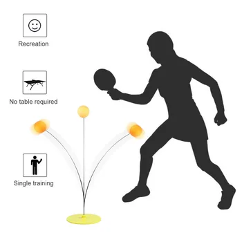 

20cm Tennis Rebound Trainer Table Tennis Balls Kit Rebound Robot Indoor