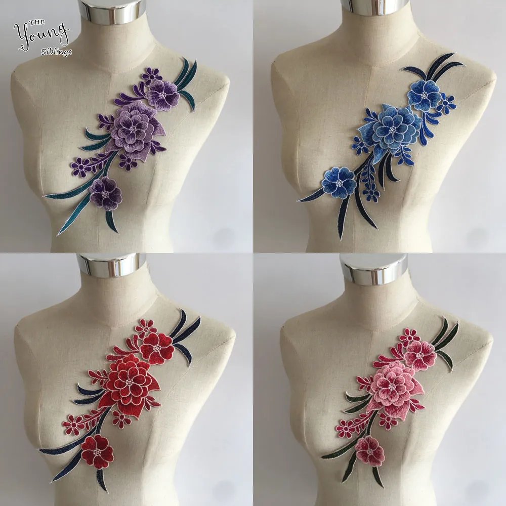 

Women's fashion Flower Lace Collar DIY Sewing Fabric Lace Neckline Embroidery Decorative Cheongsam Accessories Scrapbooking