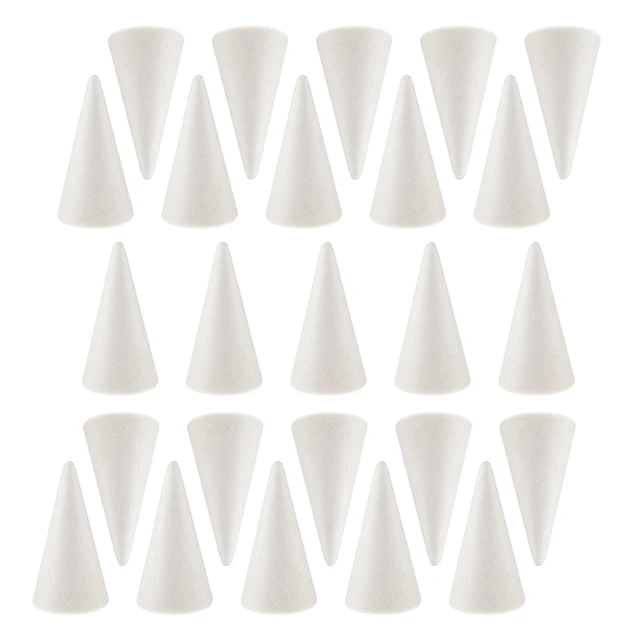 12 Pcs Tower Cones Bulk Cone Crafts Polystyrene Cone Shapes Small