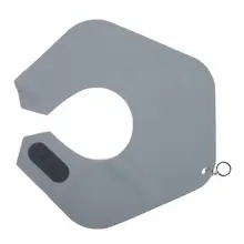 Для ухода за волосами платье силиконовые стрижка шейный платок Обёрточная бумага парикмахерской для окрашивания волос шеи щит парикмахерские инструменты для создания объема(серый