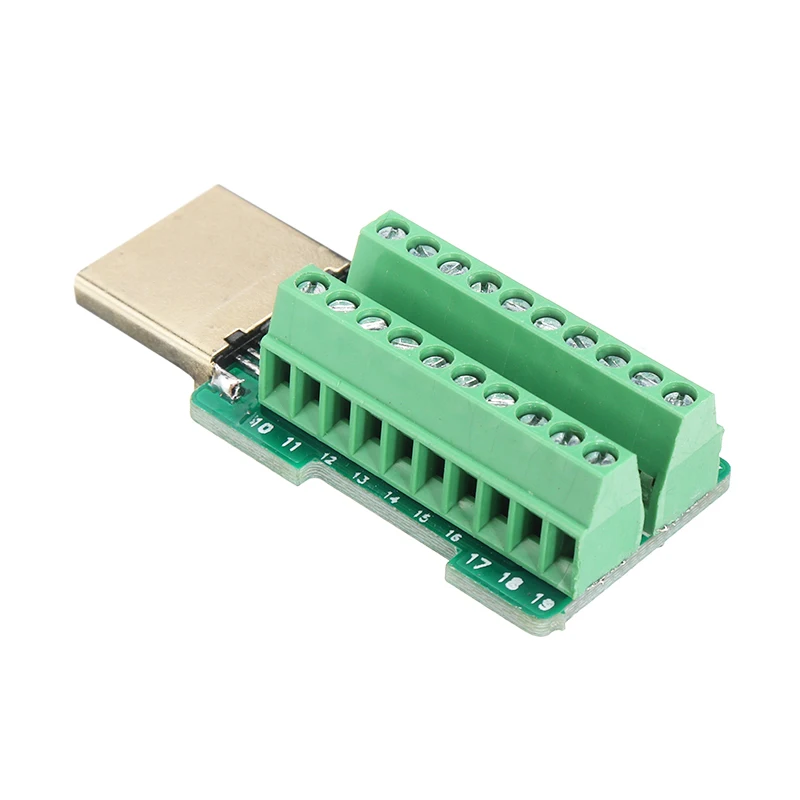 1 шт. штырьковый HDMI 2 ряда 19 штырьковых разъемов бесsolderless коннектор свободная