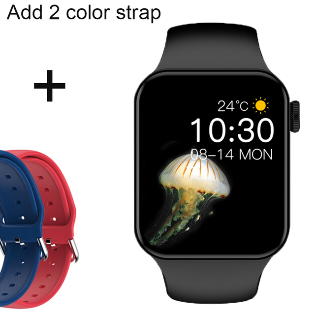 IWO Series 7 Smartwatch Smart Watch Body Temperature 44 MM Waterproof Smart Watches Men Women Gift For Android IOS +Box