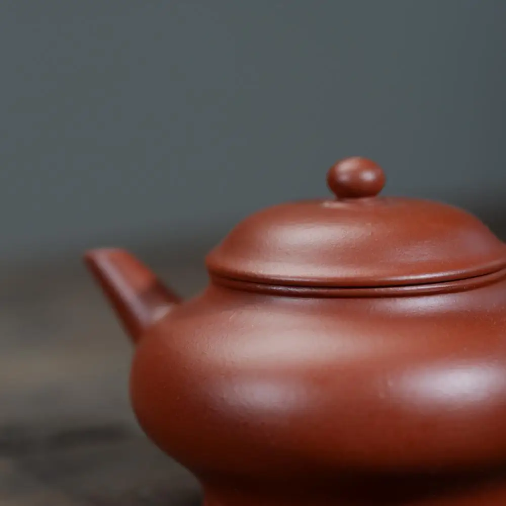 Чайник KingTeaMall Yixing Yin Chun Shui Ping 120 куб. См оригинальная красная грязь Dahongpao. Чайные