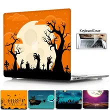 3D чехол для ноутбука на Хэллоуин для MacBook Air 13 Pro retina 11 12 13 13,3 15, для Macbook New Pro 13 15 Touch Bar чехол для клавиатуры