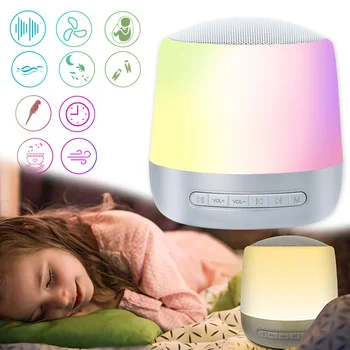 

2020 New USB Charging White Noise Machine With Night Light Sleep Instrument To Promote Baby Adult Sleep Timer Shutdown Player
