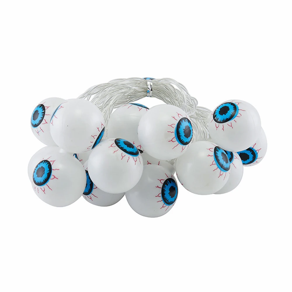 DC4.5V Halloween Pumpkin Funny Scary Eyeball Led Ghost Festival Light String Holiday Courtyard Room Decoration Lantern