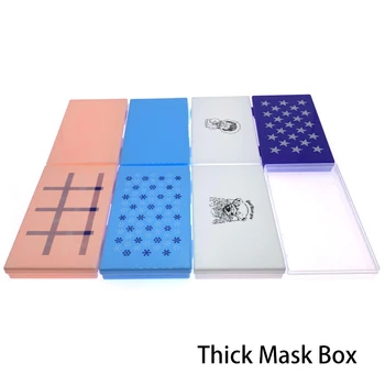 

Thickened Mask Storage Box Storage Bank Card Mask Fishing Gear Accessories Plastic Storage Box Rectangular Household Storage Box