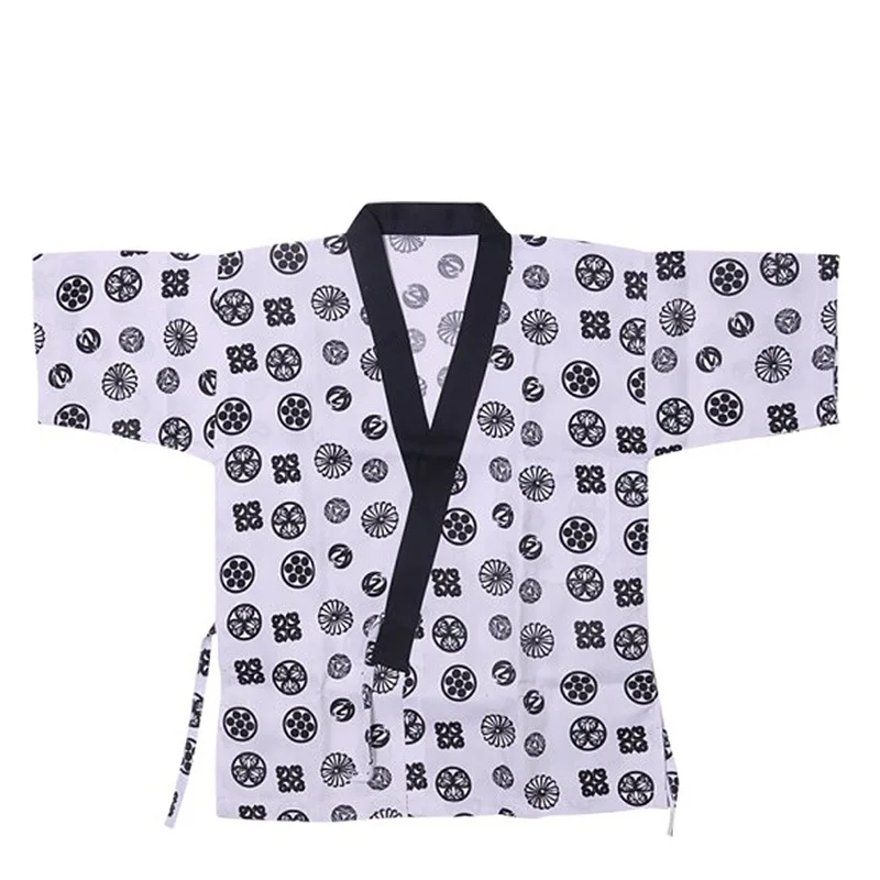 Индивидуальные японские Стиль шеф-повара унисекс Ресторан Кухня кимоно суши поварская одежда официантка официант шеф-повор куртка
