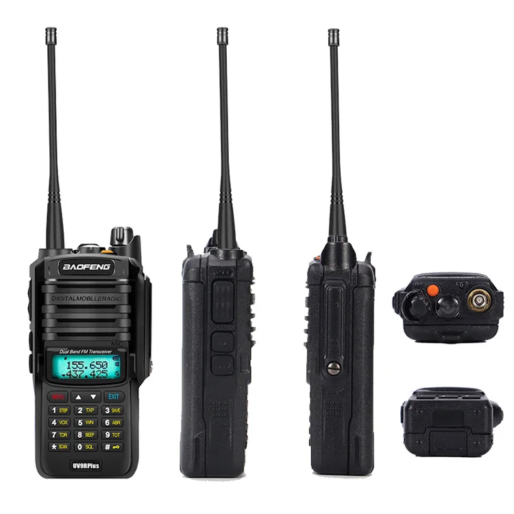 Высокая мощность Baofeng UV-9R plus Водонепроницаемая рация для двухсторонней радиосвязи дальность 15 км cb радио comunicador рация