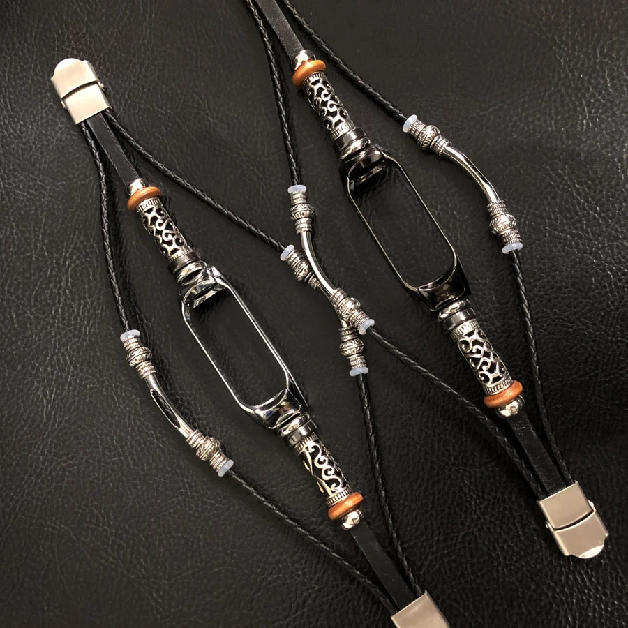 Pulseira para Relógio Feita em Couro Genuíno Retrô - Image 4