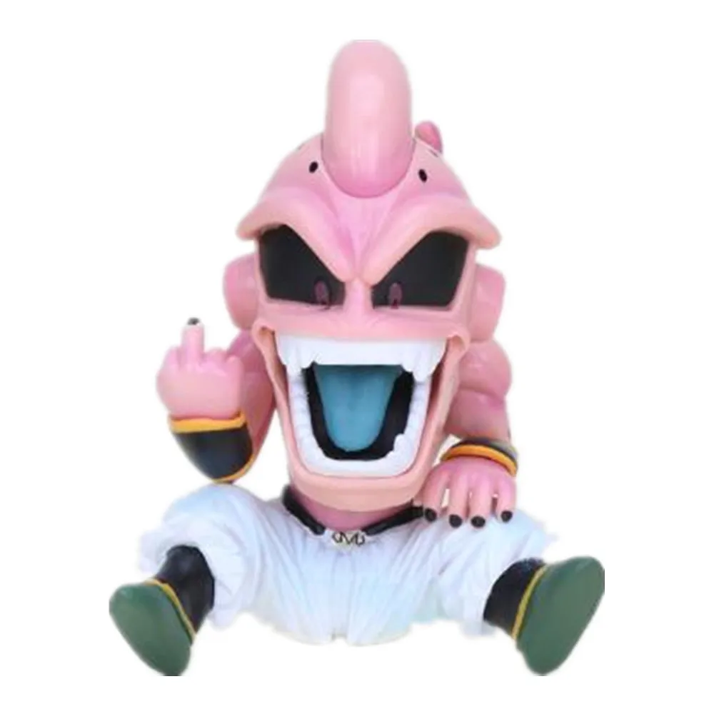 Dragon Ball Z Majin Buu, средний палец, сидя, Фриза, ячейка, ПВХ, фигурка, аниме, Dragon Ball, супер фигурка, Brinquedos, игрушки, 10 см