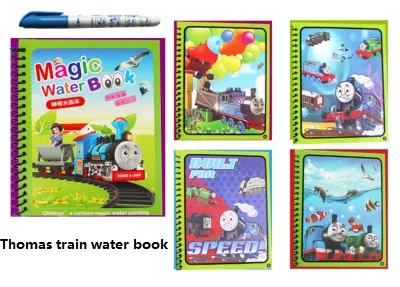 Libro de pintura de agua Magica reutilizable pluma de Doodle Mama para nignos tablero de juguete para dibujo juguete educativo - Цвет: Розовый