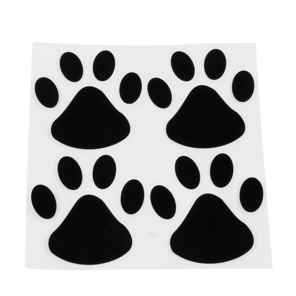 

Car Stickers Funny Cute Paw Car Decal 3 Color Sticker Puppy Footprint Claw Stickers For Car Decoration Auto Car Accessories