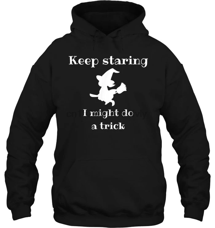 Мужская толстовка с капюшоном надписью I Might Do A Trick-Witch женская уличная одежда на