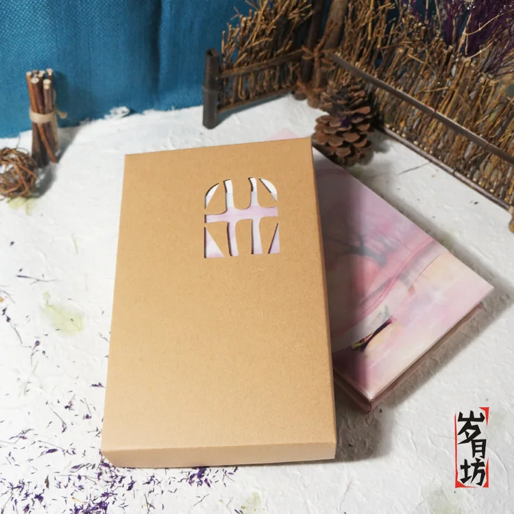 Sui yue fang Classical by Fold-Mounted Accordion-Style Beautiful Chinese-style Antique Style Gift Album of rmbodhi