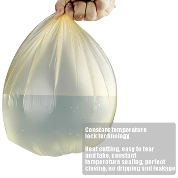 

6 Roll Disposable Garbage Bag Trash Bags for Bathroom Trash Can Kitchen Bin Liners J99Store