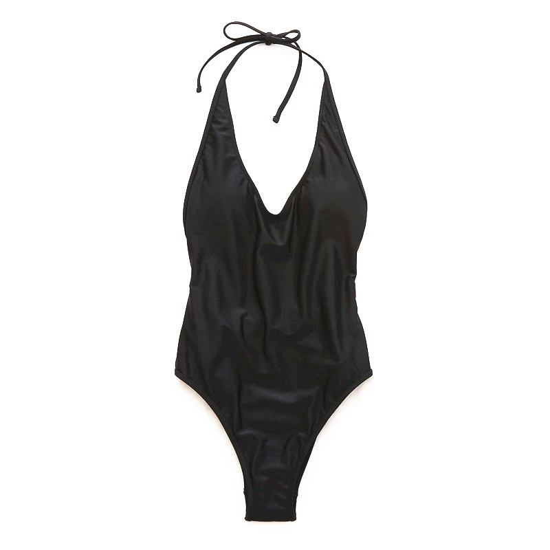 black bathing costumes